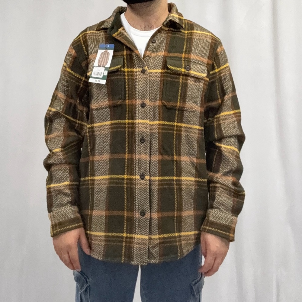 Woolrich Brand New Men's Plaid Button-Up Jacket Size L
